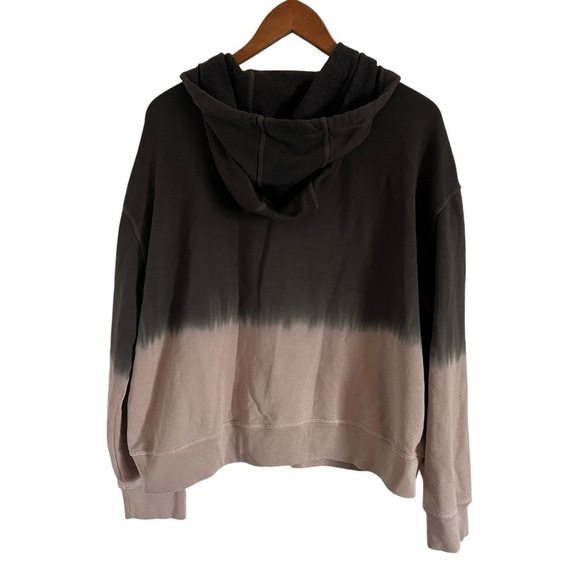 ATM Anthony Thomas Melillo Dip Dye Hoodie Full Zip Sweatshirt - Picture 3 of 10